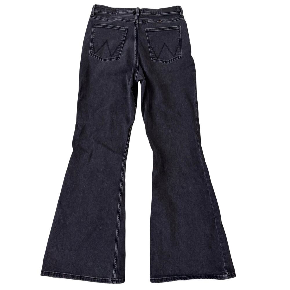 Wrangler women’s 10x32 High Rise Fierce Flare Black Jeans Stretch Western